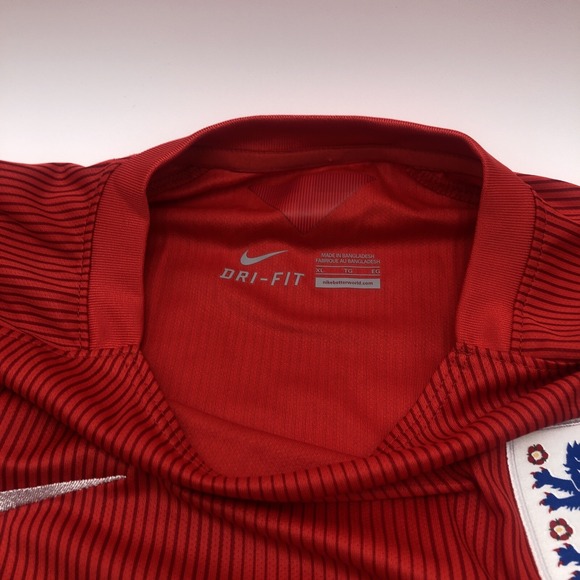 England National Football Team Shirt Nike Authentic Mens XL Dri-fit Polyester - Picture 9 of 15